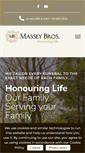 Mobile Screenshot of masseybrosfuneralhomes.com